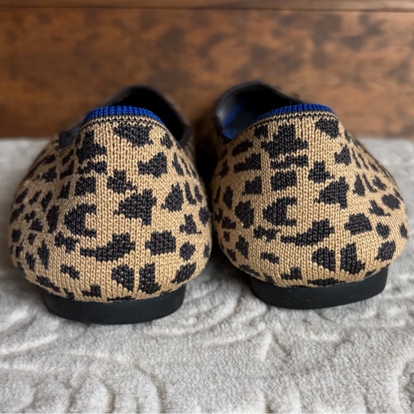 Rothy’s The Point Leopard Womens 8 Pointed Toe Ballet Flats Brown Animal Print - Picture 12 of 14